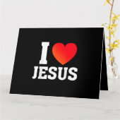 Ich liebe Jesus Karte (Gelbe Blume)