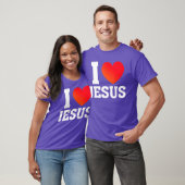 Ich liebe Jesus Mädchen T-Shirt (Unisex)