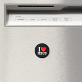 Ich liebe Jesus Magnet (In Situ (Geschirrspüler))