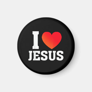 Ich liebe Jesus Magnet
