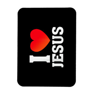 Ich liebe Jesus Magnet