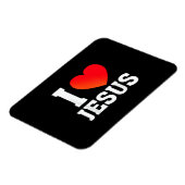Ich liebe Jesus Magnet (Linke Seite)