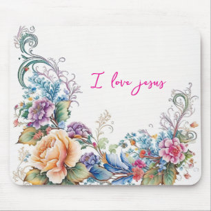 Ich liebe Jesus Mousepad