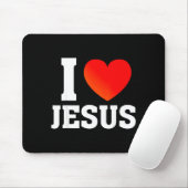 Ich liebe Jesus Mousepad (Mit Mouse)