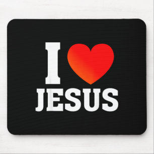 Ich liebe Jesus Mousepad