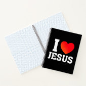 Ich liebe Jesus Notizblock (Innenseite)