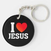 Ich liebe Jesus Schlüsselanhänger (Rückseite)