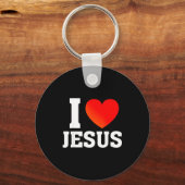 Ich liebe Jesus Schlüsselanhänger (Vorderseite)