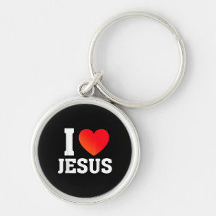 Ich liebe Jesus Schlüsselanhänger