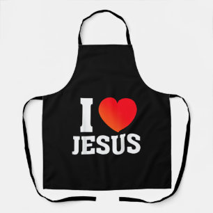 Ich liebe Jesus Schürze