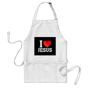 Ich liebe Jesus Schürze