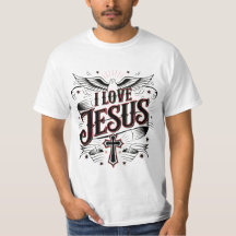 Ich Liebe Jesus Shirt der Männer