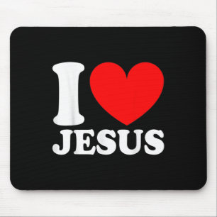 Ich liebe Jesus süße religiöse christliche religiö Mousepad