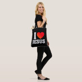 Ich liebe Jesus Tasche (Am Model)
