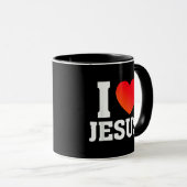 Ich liebe Jesus Tasse (VorderseiteRechts)