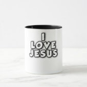 Ich liebe Jesus Tasse (Zentrum)