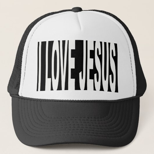 ICH LIEBE JESUS TRUCKERKAPPE (Vorderseite)