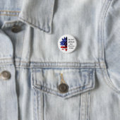 Ich Liebe Jesus und auch Amerika Button (Beispiel)