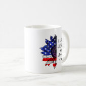 Ich Liebe Jesus und auch Amerika Kaffeetasse (VorderseiteRechts)