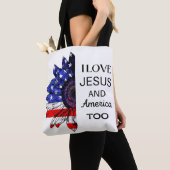 Ich Liebe Jesus und auch Amerika Tasche (Von Nahem)