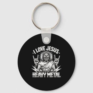 Ich liebe Jesus und Heavy Metal 2  Schlüsselanhänger