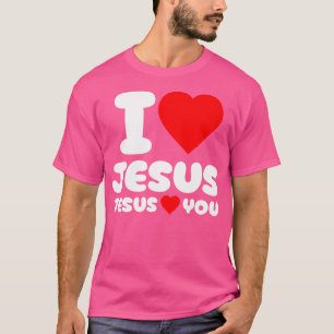 Ich Liebe Jesus und Jesus Lieben Sie Christlich T-Shirt
