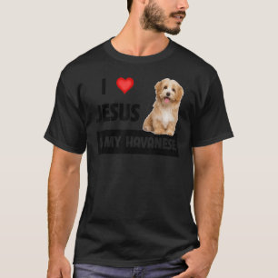 Ich Liebe Jesus und mein Hund Mama Hund Vater Pet  T-Shirt