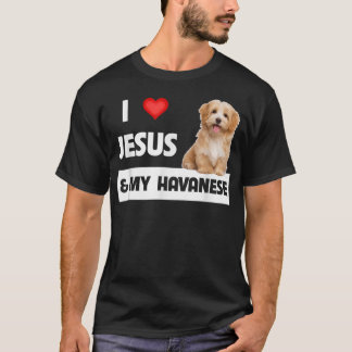 Ich Liebe Jesus und mein Hund Mama Hund Vater Pet T-Shirt