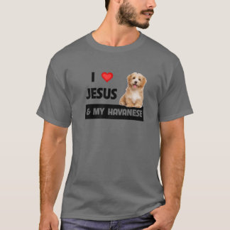 Ich Liebe Jesus und mein Hund Mama Hund Vater Pet T-Shirt