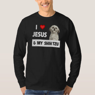 Ich Liebe Jesus und mein schiitischer Tzu Mama Vat T-Shirt