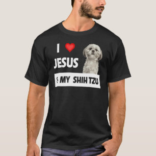 Ich Liebe Jesus und mein schiitischer Tzu Mama Vat T-Shirt