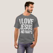 Ich Liebe Jesus und Nickerchen Funny Sleep Lover G T-Shirt (Vorne ganz)