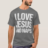 Ich Liebe Jesus und Nickerchen Funny Sleep Lover G T-Shirt (Vorderseite)