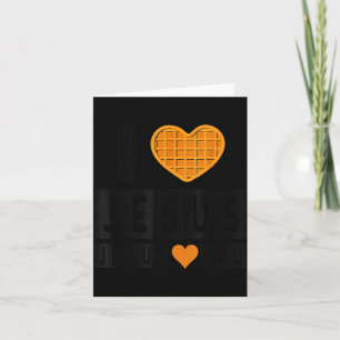 Ich liebe Jesus Waffel Herz Jesus liebt dich lusti Karte