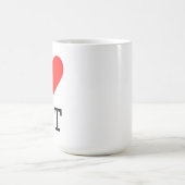 Ich liebe Jet Kaffeetasse (Mittel)