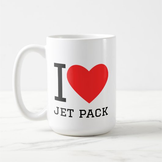 Ich liebe Jetpack Kaffeetasse (Links)