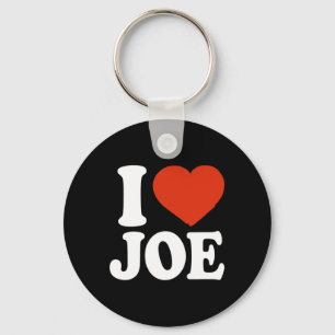 Ich liebe Joe, ich liebe Joe, rotes Herz Valentins Schlüsselanhänger