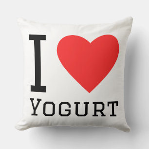 Ich liebe Joghurt Kissen