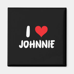 Ich liebe Johnnie - Herz  Magnet