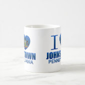Ich liebe Johnstown, PA Kaffeetasse (Mittel)