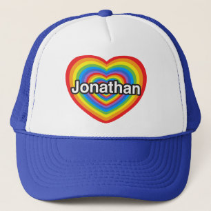 Ich Liebe Jonathan. Ich Liebe dir Jonathan. Herz Truckerkappe
