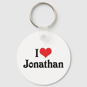 Ich liebe Jonathan Schlüsselanhänger