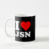 Ich liebe jsn kaffeetasse (Links)