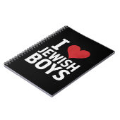 Ich Liebe jüdische Jungs Ich höre jüdische Jungs H Notizblock (Linke Seite)