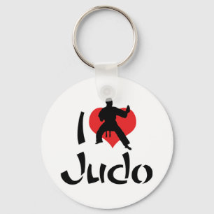 Ich liebe Judo Schlüsselanhänger