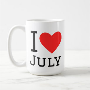 Ich liebe Juli Kaffeetasse