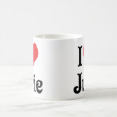 Ich liebe Julie Kaffeetasse (Mittel)