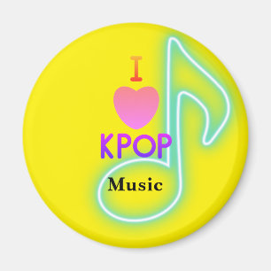 Ich liebe K-Pop-Musik Magnet