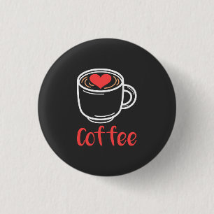 Ich liebe Kaffee Button