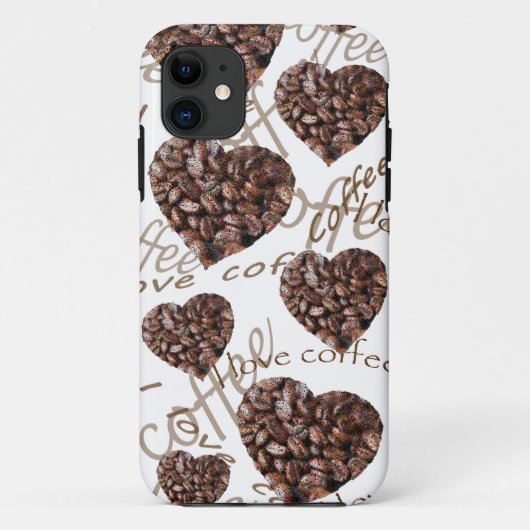 Ich Liebe Kaffee! Case-Mate iPhone Hülle (Rückseite)